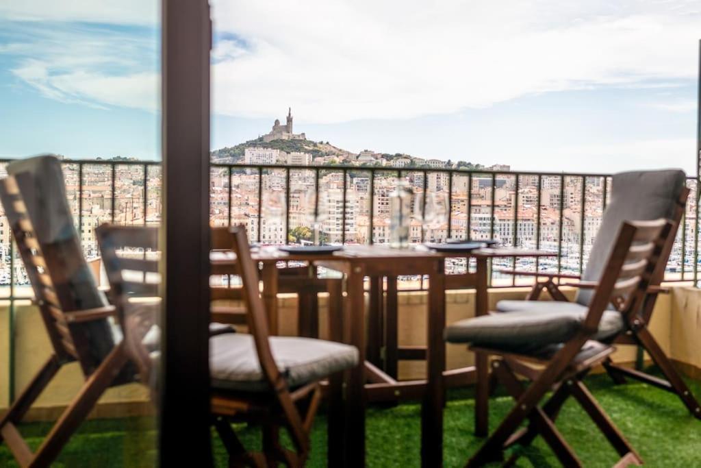 Terrace Apartment Old Port Exceptional View Marsilia Exterior foto
